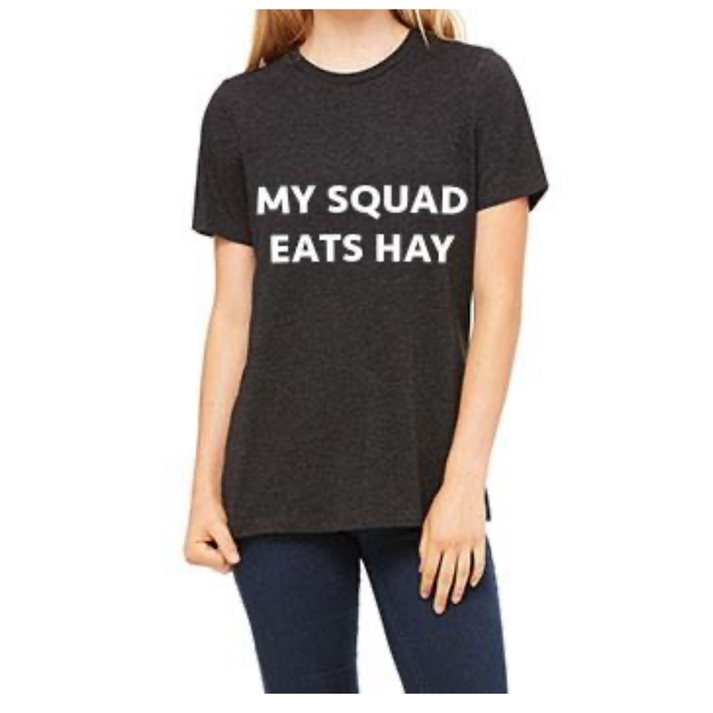 EUC 🌟 20x60 My Squad Eats Hay tshirt